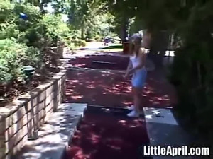 Watch cheerful Little April and April's video