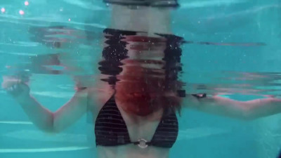 Underwater girls scene with radiant Nikita from Underwater Show