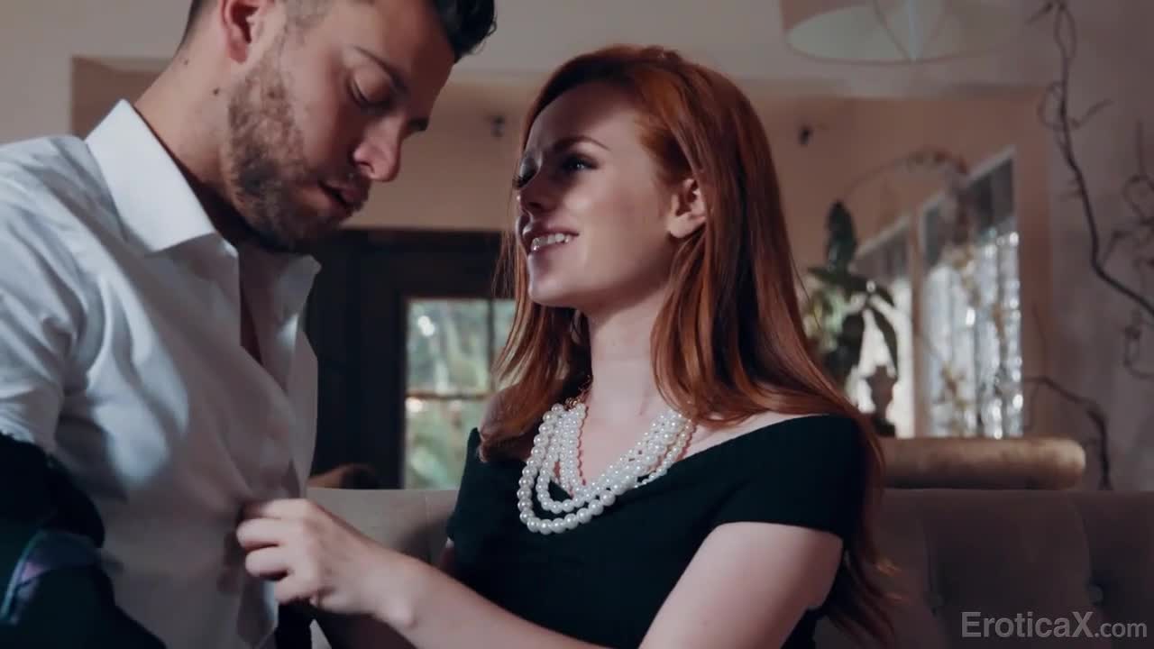 Sweet redhead chick Alexa Grace likes riding on a long penis - ePornTube