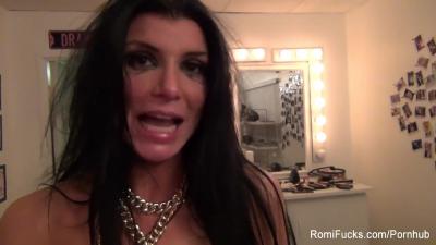 Amazing Romi Rain at photoshoot video