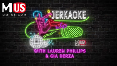 Lauren phillips scene with inviting Lauren Phillips and Gia Derza from Jerkaoke