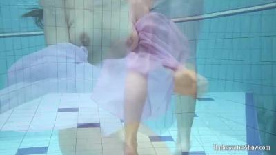 Delightful Aneta - underwater sex - Underwater Show