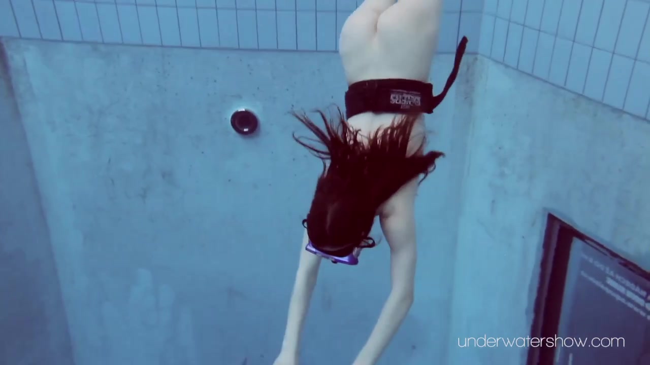 Underwater Show featuring mademoiselle's pool girl sex